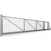 Skydeporte Industriel 2D panelhegn 6 / 5 / 6 mm