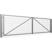 Svingporte Industriel 2D panelhegn 6 / 5 / 6 mm