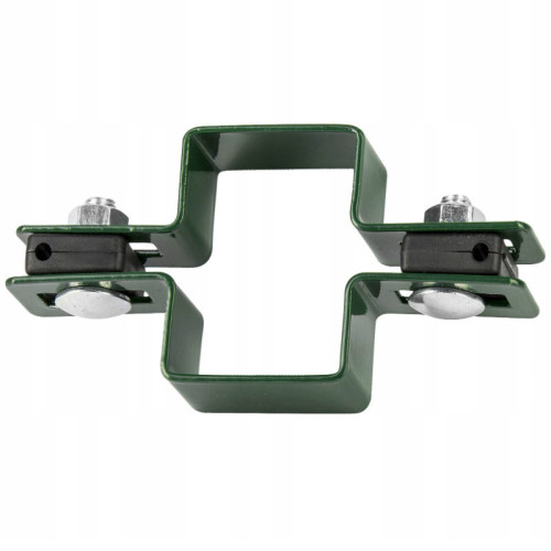 Hjørnebeslag for dobbelt beslag til panelhegn